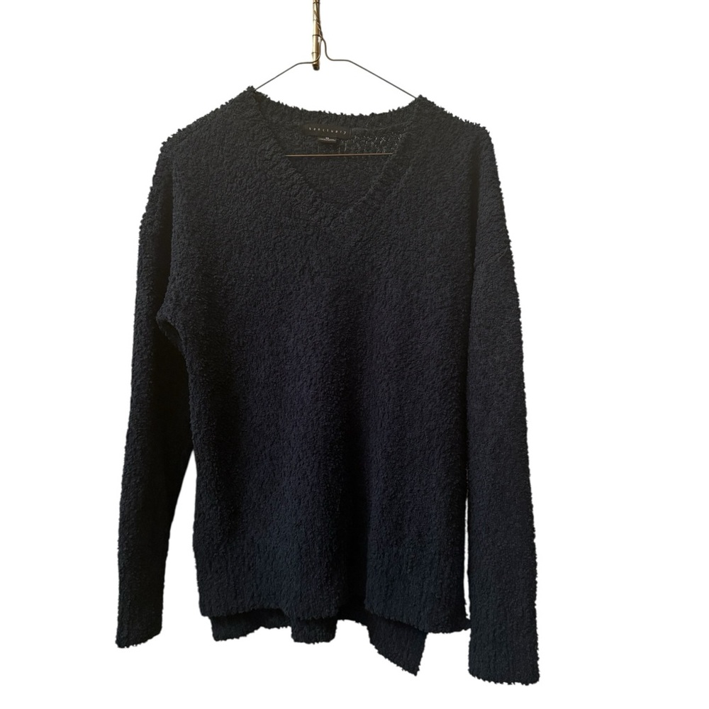 Sanctuary Green Textured V-Neck Sweater size XS